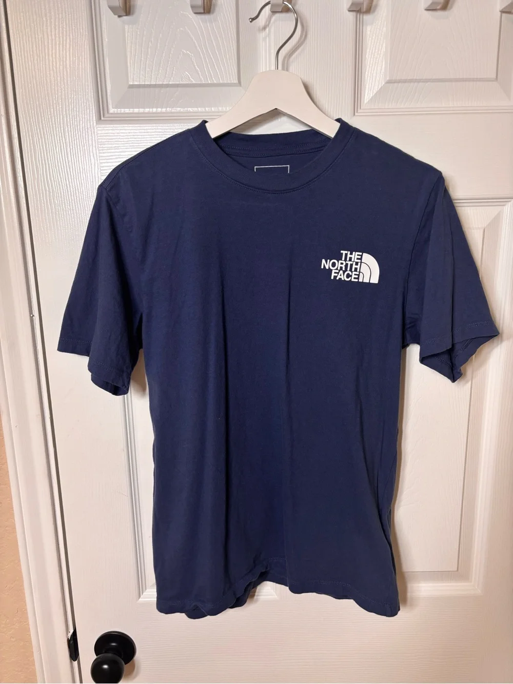 The North Face Men's Navy Blue Short-Sleeve Logo Tee